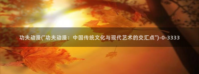 耽美动漫h：功夫动漫(\